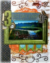 Die Cuts Noteworthy Life In Color 49 delar Bo Bunny Scrapbooking Papper