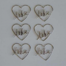 Vintage Metal Trinkets Like Heart Clips Maya Road Dekorationer DIY