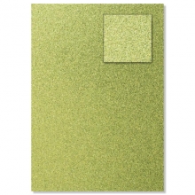 Glitter Papper A4  - Lime - 200 g