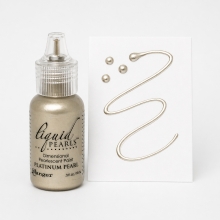 Liquid Pearls Platinum Färg Lack till scrapbooking, pyssel och hobby