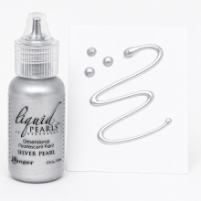 Liquid Pearls Silver Färg Lack till scrapbooking, pyssel och hobby