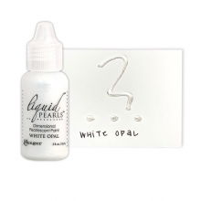Liquid Pearls White Färg Lack till scrapbooking, pyssel och hobby