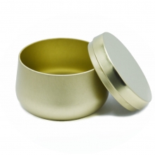 Ljusburk Med Lock 1 st - Guld - 236 ml - Metall