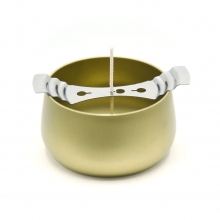 Ljusburk Med Lock 1 st - Guld - 236 ml - Metall