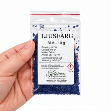 Blå Bekro Ljusfärg för ljustillverkning.