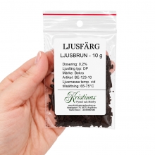 Ljusbrun Bekro Ljusfärg för ljustillverkning.