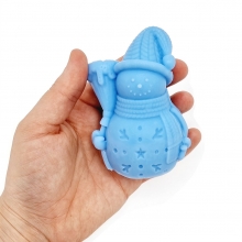 Silikonform Ljusformar - Snögubbe - H: 9,2 cm