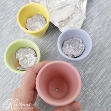 Krukor av Terrakotta 6 cm Kruka Vas Korg