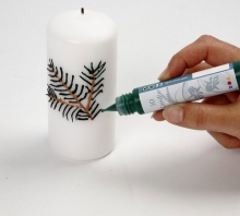 3D Candle Pen för Ljusmålning Mörk Rosa Ljuspenna