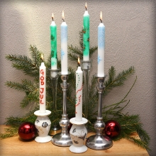 Ljuspennor 8 st - Mixade Färger - Candle Pen