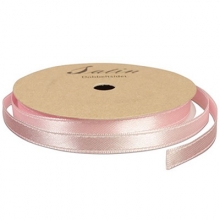 Satinband På Rulle 15mm x 10 meter Rosa Satinsnöre