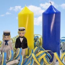 Blå Bekro Ljusfärg för ljustillverkning.