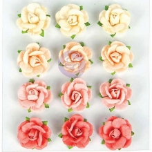 Pappersblommor pappersrosor - Prima 12 st - Love Clippings Flowers - Lovelies