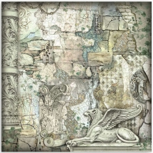 Fabric Magic Forest Stamperia - 4 st - 30x30 cm