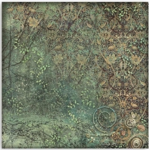 Fabric Magic Forest Stamperia - 4 st - 30x30 cm