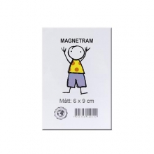 Magnetram till Kylskåpet 6x9 cm Estancia Canvas Duk Ram Passepartout Målarplatta