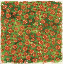 Papper Magnolia Sweet Green Poinsettia Julpyssel