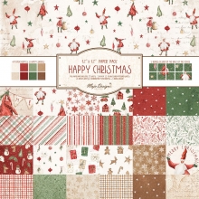 Paper Pack 12"x12" Maja Design - Happy Christmas