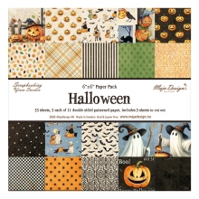 Paper Pack 6x6 Tum - Maja Design Scrapbooking Papper Halloween