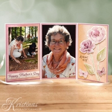 Tips! Mors Dag Kort med Foton - Personligt Scrapbookingkort