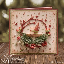 Chipboard Die Cuts - HjärtRam med Grenar