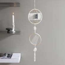 Makramégarn 2 mm - Rosa - 198 m - 330 g