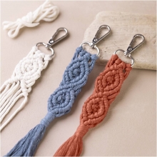 Makramégarn 2 mm - Bränd Orange - 198 m - 330 g