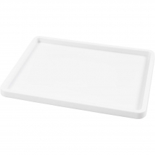 Målarbricka stl. 22,5x33 cm Vit Palett Målarfärg