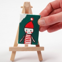 Microstaffli H: 12 cm 1 st Staffli till scrapbooking, pyssel och hobby