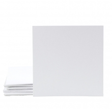 Målarplatta med Canvasduk 10 st - 20x20 cm - 3 mm
