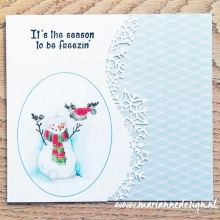 Dies Marianne Design - Creatables - Border Ice crystals