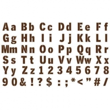 Schabloner 73 st Sans Serif Alphabet Martha Stewart Stencil