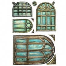 Silicon Mould A5 - Stamperia Masquerade - Windows