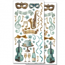 Paper Cut-outs - 6x12 Inch - Masquerade - Stamperia