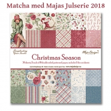 Maja Monochromes Shades of Christmas Skyblue Cardstock Design 12"x12"