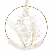 Metallring Guld Matt Dia. 30 cm 1 st till scrapbooking, pyssel och hobby