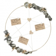 Metallring Guld Matt Dia. 20 cm 1 st till scrapbooking, pyssel och hobby