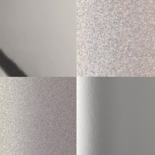 Kartong Silver A4 - 24 ark - Spegelkartong och Glitter