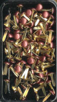 Brads Små Runda Metallic Rosa Reprint Påsnit