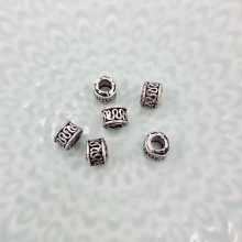 Metallpärlor Antiksilver - Spacers - Smyckestillverkning