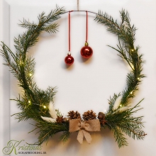 Metallring Silver Dia. 50 cm till scrapbooking, pyssel och hobby