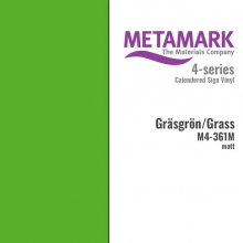 Vinyl Matt - Metamark Folie - 32 x 100 cm - Gräsgrön