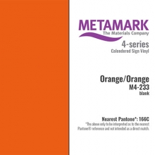 Vinyl Blank - Metamark - 30x100 cm - Orange