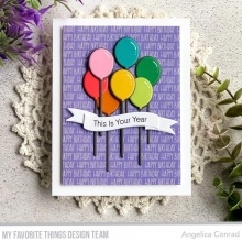 Clearstamps My Favorite Things Balloon Bouquet Dies