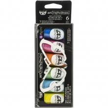 Mica Powder Set Finnabair Paradise 6 st & Nuvo Shimmer