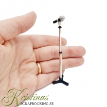 Miniatyr Mikrofon Microphone Singer Song Sångare