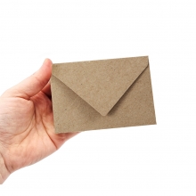 Kvist Kuvert Natur C7 50 st 78 x 115 mm Små