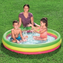 Barnpool Bestway Summertime Rainbow Pool 152x30 cm Badleksaker