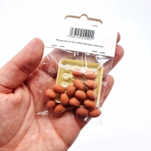 Miniatyr Ägg i Kartong - 4 x 4 cm