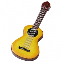 Miniatyr Gitarr - Brun - 9,5 cm